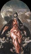 El Greco The Madonna of Chrity painting